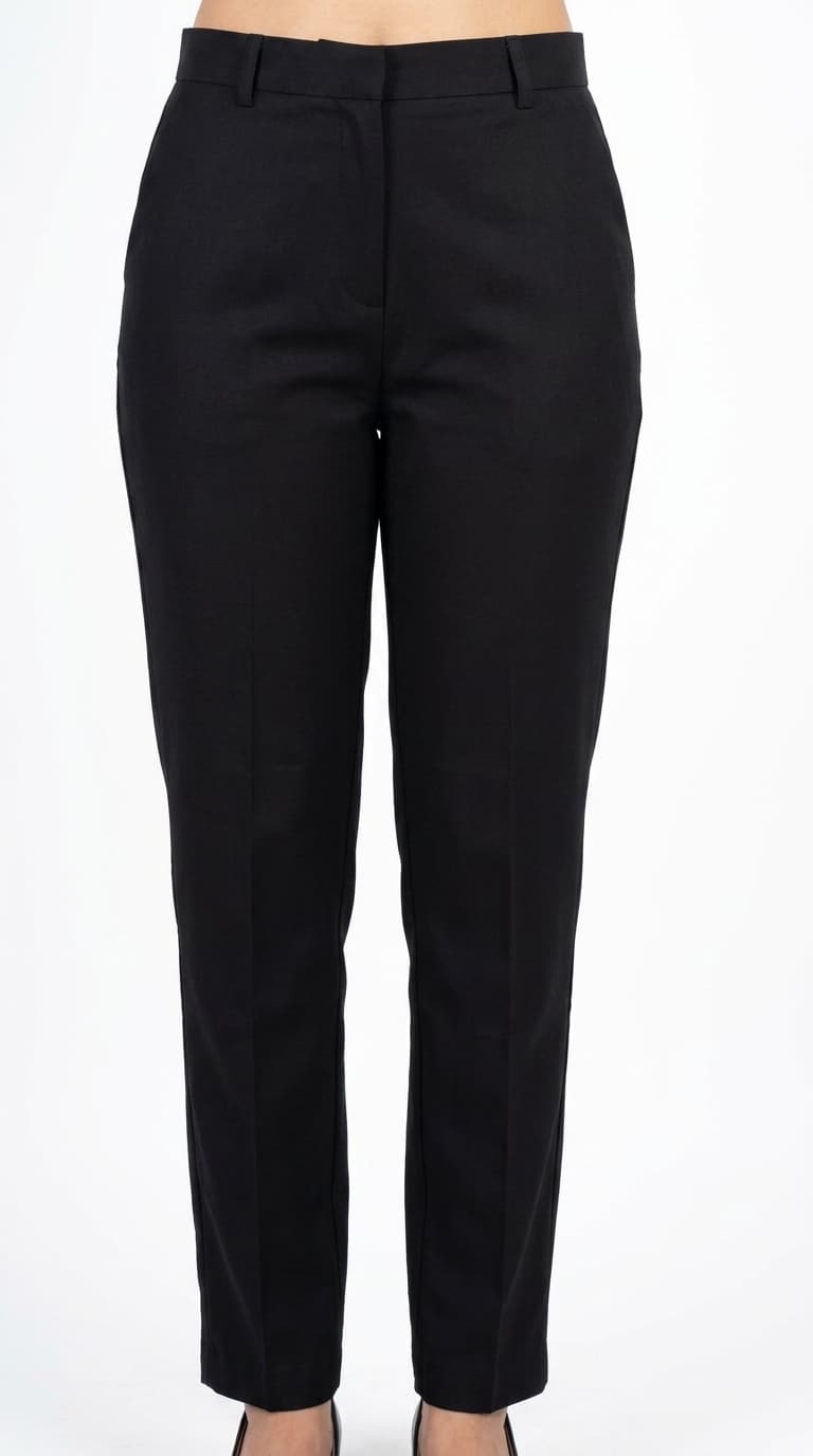 Black Slim Fit Trousers
